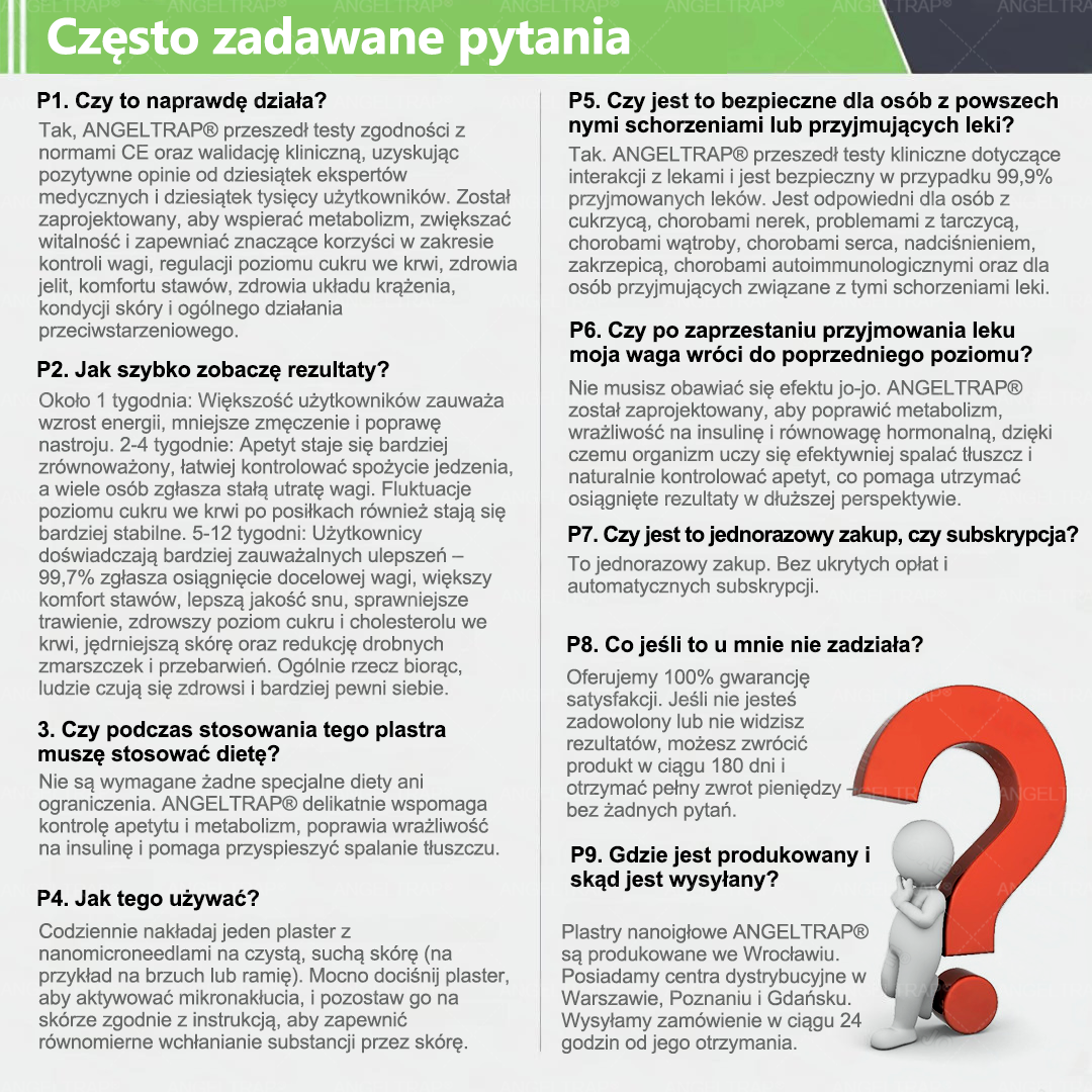💜💜💜💜ANGELTRAP® Moringa × Berberyna × AMPK 10-w-1 Wsparcie metaboliczne, plaster z nanotechnologią mikroigłową 🇵🇱(Wystarczy raz dziennie, widoczne efekty w 7 dni) ✅ Na otyłość, wiotką skórę, cukrzycę, bezdech senny, problemy ze stawami i wiele innych